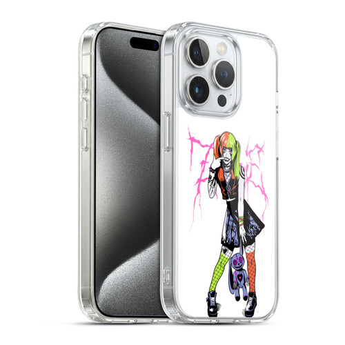 Zombie Makeout Club Graphics Bear Soft Gel Case for Apple iPhone 15 Pro & MagSafe