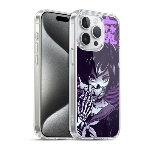 Zombie Makeout Club Graphics Skull Hand Soft Gel Case for Apple iPhone 15 Pro & MagSafe