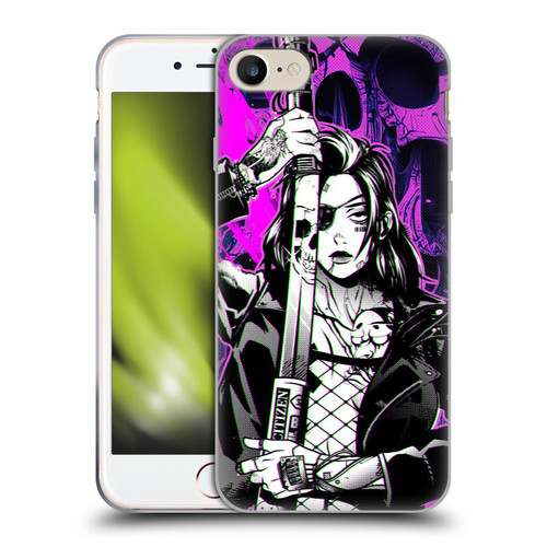 Zombie Makeout Club Graphics Death Cyber Soft Gel Case for Apple iPhone 7 / 8 / SE 2020 & 2022