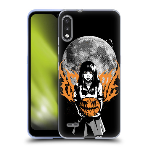 Zombie Makeout Club Graphics Halloween Pumpkin Soft Gel Case for LG K22
