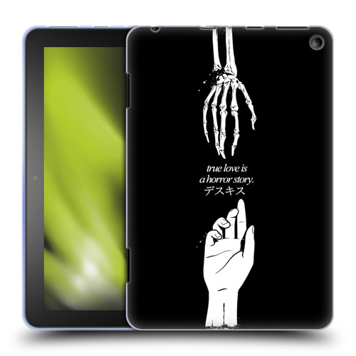 Zombie Makeout Club Graphics True Love Soft Gel Case for Amazon Fire HD 8/Fire HD 8 Plus 2020