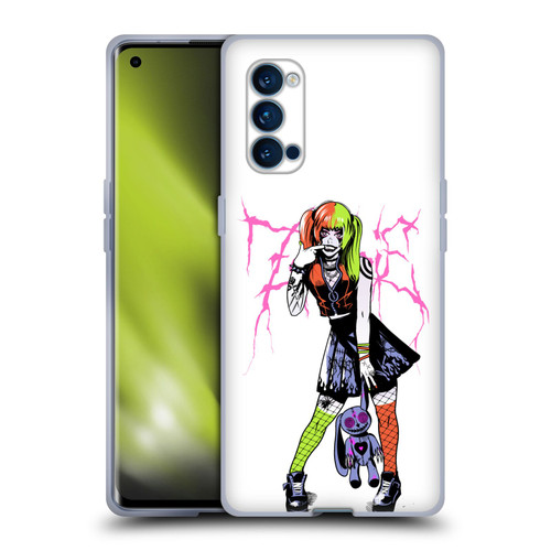 Zombie Makeout Club Graphics Bear Soft Gel Case for OPPO Reno 4 Pro 5G