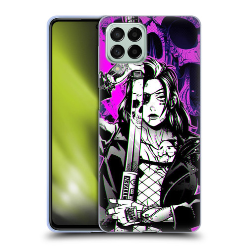 Zombie Makeout Club Graphics Death Cyber Soft Gel Case for Samsung Galaxy M53 (2022)