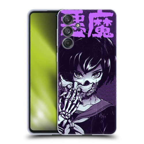 Zombie Makeout Club Graphics Skull Hand Soft Gel Case for Samsung Galaxy M55 5G