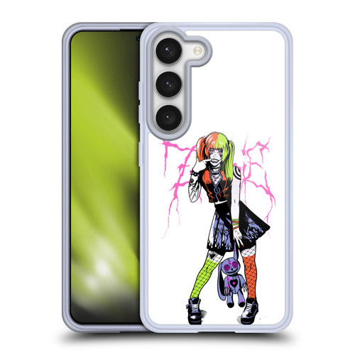 Zombie Makeout Club Graphics Bear Soft Gel Case for Samsung Galaxy S23 5G