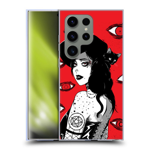Zombie Makeout Club Graphics Black Makeup Soft Gel Case for Samsung Galaxy S24 Ultra 5G
