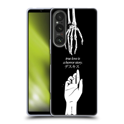 Zombie Makeout Club Graphics True Love Soft Gel Case for Sony Xperia 1 V 5G