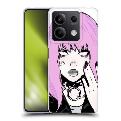 Zombie Makeout Club Graphics Pink Hair Soft Gel Case for Xiaomi Redmi Note 13 5G