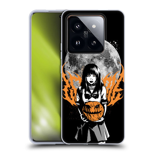 Zombie Makeout Club Graphics Halloween Pumpkin Soft Gel Case for Xiaomi 14 Pro