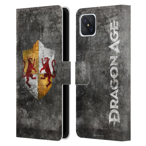 EA Bioware Dragon Age Heraldry Ferelden Distressed Leather Book Wallet Case Cover For OPPO Reno4 Z 5G