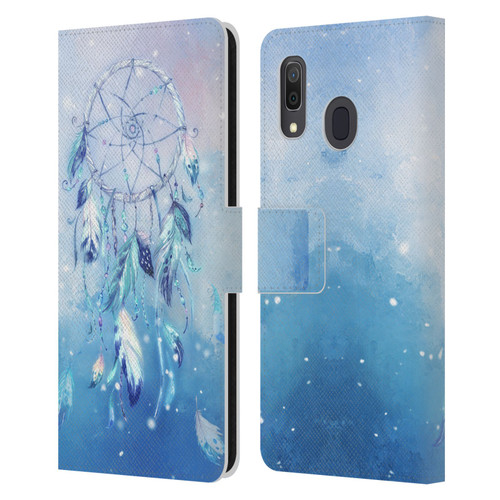 Simone Gatterwe Assorted Designs Blue Dreamcatcher Leather Book Wallet Case Cover For Samsung Galaxy A33 5G (2022)