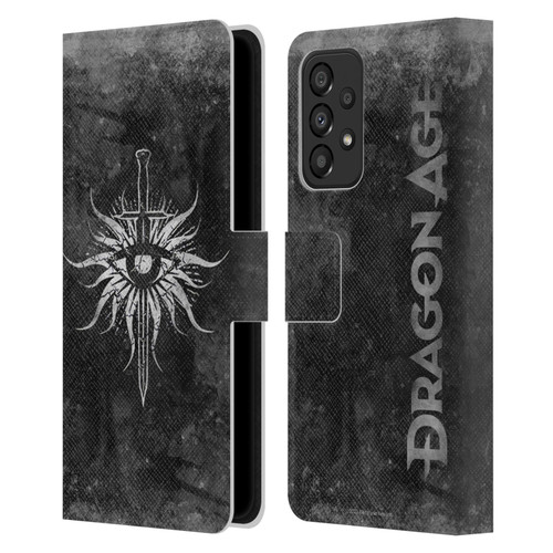 EA Bioware Dragon Age Heraldry Inquisition Distressed Leather Book Wallet Case Cover For Samsung Galaxy A33 5G (2022)