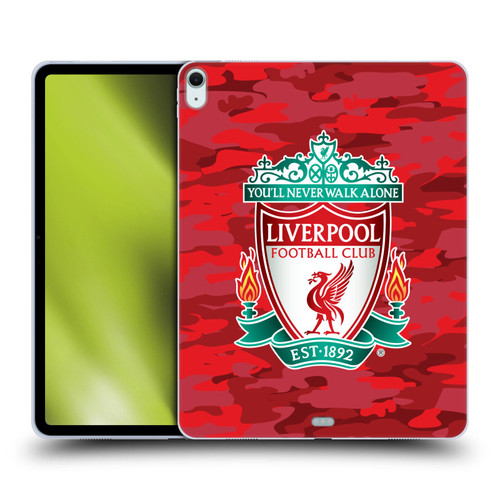 Liverpool Football Club Camou Home Colourways Crest Soft Gel Case for Apple iPad Air 13 2024