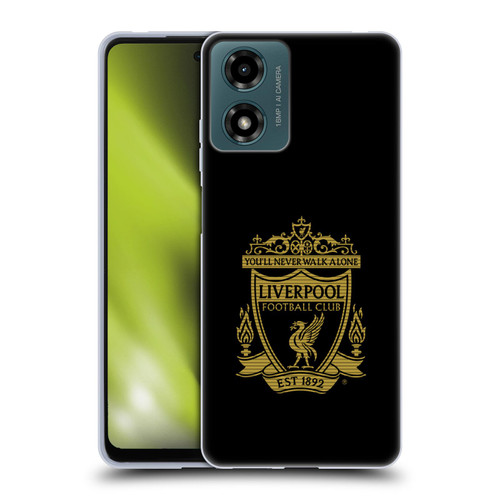 Liverpool Football Club Crest 2 Black 2 Soft Gel Case for Motorola Moto G04/G04s/G24 4G