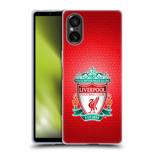 Liverpool Football Club Crest 2 Red Pixel 1 Soft Gel Case for Sony Xperia 5 V 5G