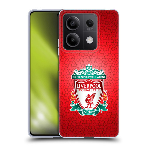 Liverpool Football Club Crest 2 Red Pixel 1 Soft Gel Case for Xiaomi Redmi Note 13/13 Pro 5G