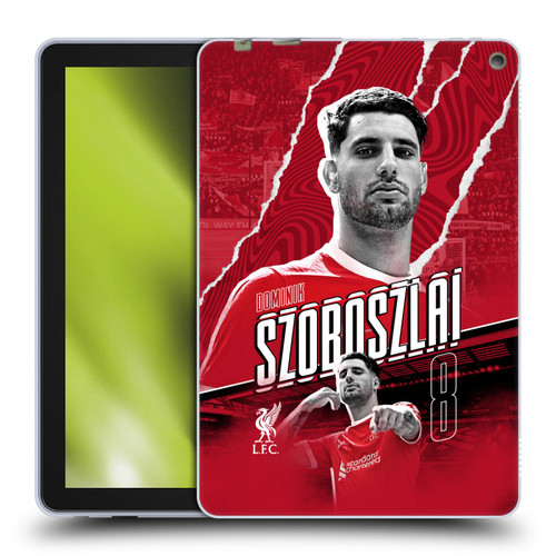 Liverpool Football Club 2023/24 First Team Dominik Szoboszlai Soft Gel Case for Amazon Fire HD 10 / Plus 2021