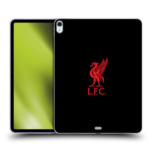 Liverpool Football Club Liver Bird Red Logo On Black Soft Gel Case for Apple iPad Air 13 2024