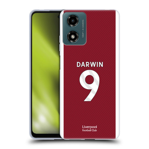 Liverpool Football Club 2023/24 Players Home Kit Darwin Núñez Soft Gel Case for Motorola Moto G04/G04s/G24 4G