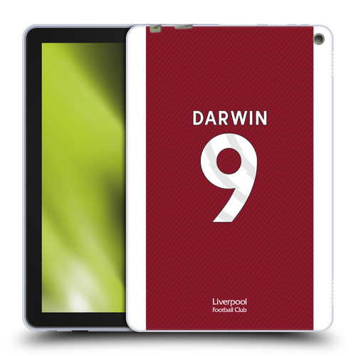 Liverpool Football Club 2023/24 Players Home Kit Darwin Núñez Soft Gel Case for Amazon Fire HD 10 / Plus 2021