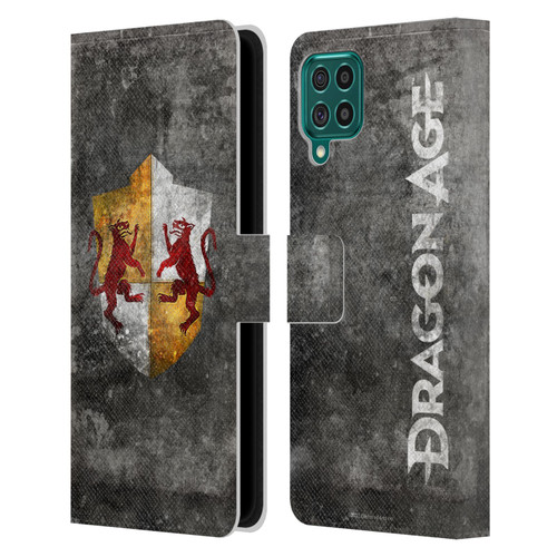 EA Bioware Dragon Age Heraldry Ferelden Distressed Leather Book Wallet Case Cover For Samsung Galaxy F62 (2021)