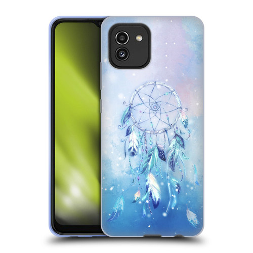 Simone Gatterwe Assorted Designs Blue Dreamcatcher Soft Gel Case for Samsung Galaxy A03 (2021)
