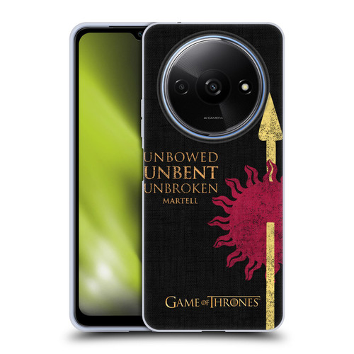 HBO Game of Thrones House Mottos Martell Soft Gel Case for Xiaomi Redmi A3