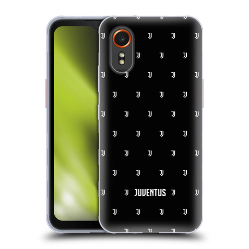 Juventus Football Club Lifestyle 2 Logomark Pattern Soft Gel Case for Samsung Galaxy Xcover7 5G