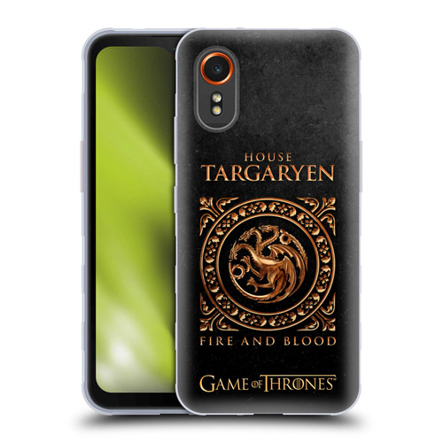 HBO Game of Thrones Metallic Sigils Targaryen Soft Gel Case for Samsung Galaxy Xcover7 5G