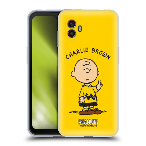 Peanuts Characters Charlie Brown Soft Gel Case for Samsung Galaxy Xcover6 Pro/Pro2