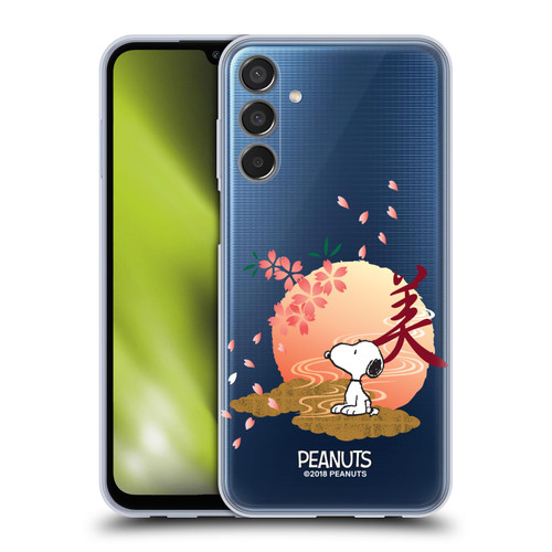 Peanuts Oriental Snoopy Sakura Soft Gel Case for Samsung Galaxy M15/F15 5G