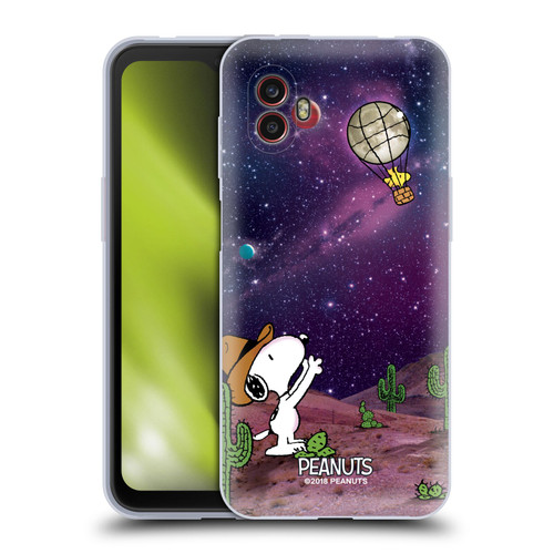 Peanuts Snoopy Space Cowboy Nebula Balloon Woodstock Soft Gel Case for Samsung Galaxy Xcover6 Pro/Pro2