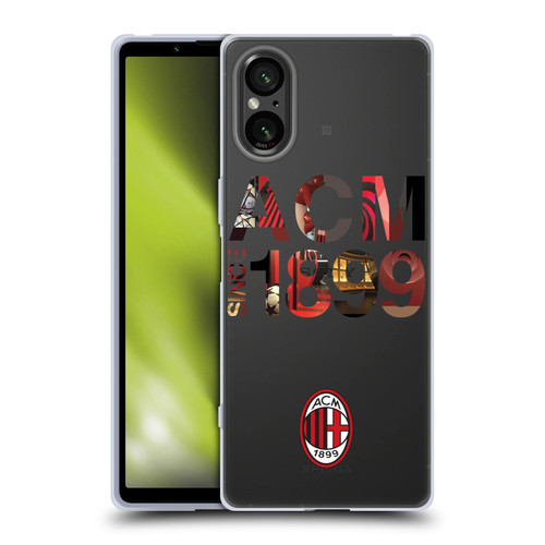 AC Milan Adults 1899 Soft Gel Case for Sony Xperia 5 V 5G