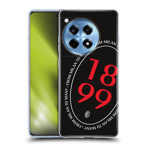 AC Milan Art 1899 Oversized Soft Gel Case for OPPO OnePlus Ace 3 5G