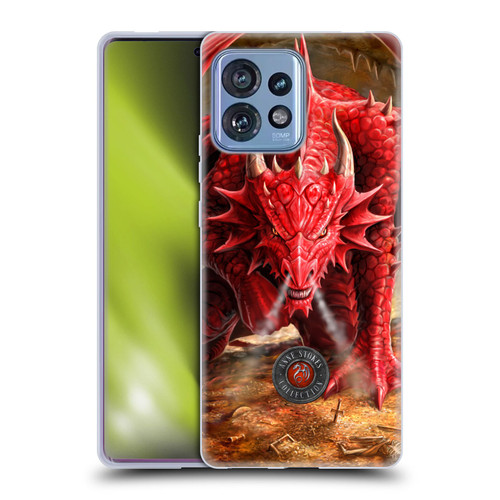 Anne Stokes Dragons Lair Soft Gel Case for Motorola Moto Edge 40 Pro