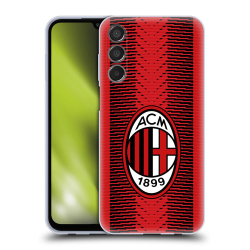 AC Milan 2023/24 Crest Kit Home Soft Gel Case for Samsung Galaxy M15/F15 5G