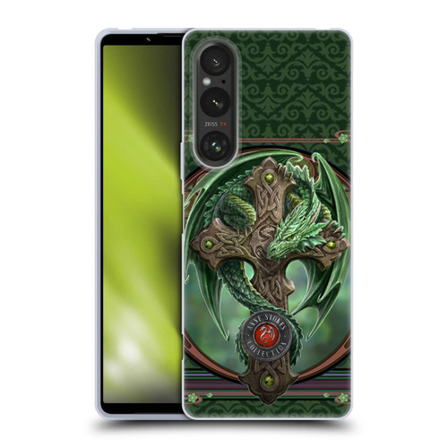 Anne Stokes Dragons Woodland Guardian Soft Gel Case for Sony Xperia 1 V 5G
