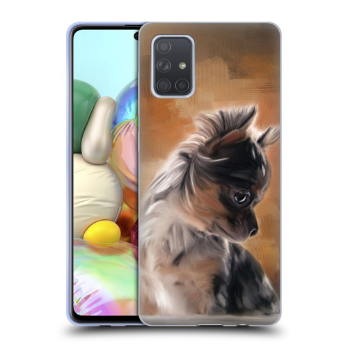 Simone Gatterwe Assorted Designs Chihuahua Puppy Soft Gel Case for Samsung Galaxy A71 (2019)