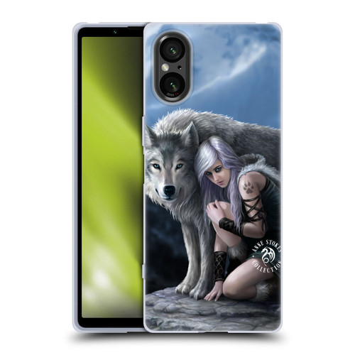 Anne Stokes Wolves Protector Soft Gel Case for Sony Xperia 5 V 5G