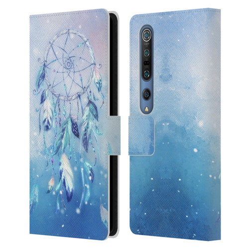 Simone Gatterwe Assorted Designs Blue Dreamcatcher Leather Book Wallet Case Cover For Xiaomi Mi 10 5G / Mi 10 Pro 5G