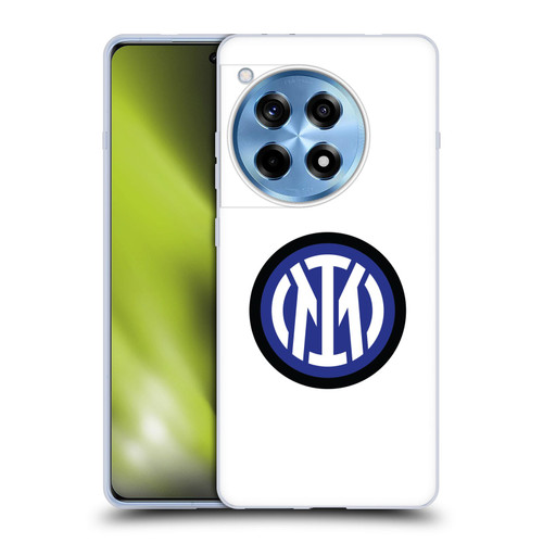 Fc Internazionale Milano Badge Logo On White Soft Gel Case for OPPO OnePlus Ace 3 5G