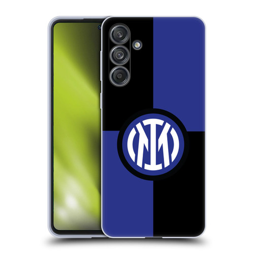 Fc Internazionale Milano Badge Flag Soft Gel Case for Samsung Galaxy M55 5G