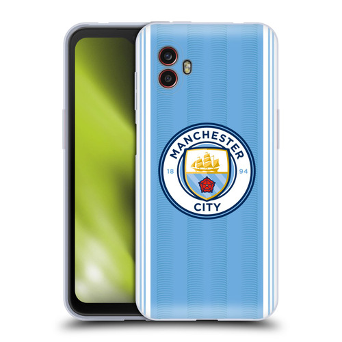 Manchester City Man City FC 2023/24 Badge Kit Home Soft Gel Case for Samsung Galaxy Xcover6 Pro/Pro2