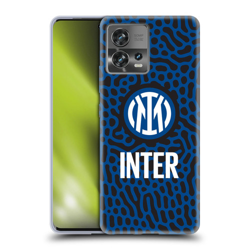 Fc Internazionale Milano Patterns Abstract 2 Soft Gel Case for Motorola Moto Edge 30 Fusion