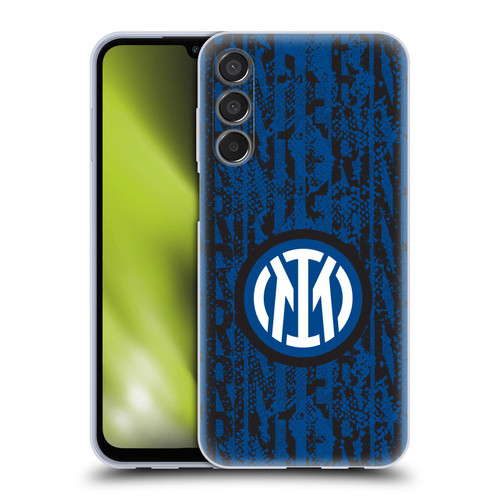 Fc Internazionale Milano Patterns Snake Wordmark Soft Gel Case for Samsung Galaxy M15/F15 5G