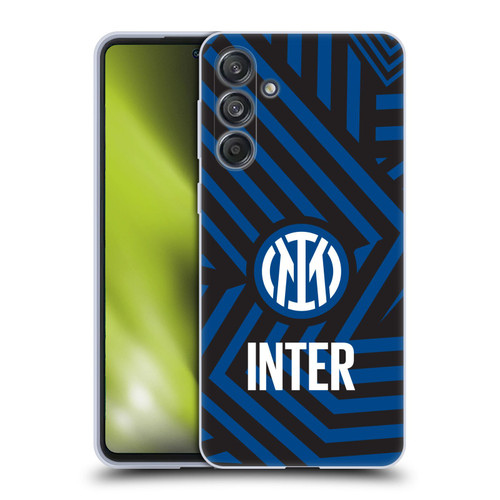 Fc Internazionale Milano Patterns Abstract 1 Soft Gel Case for Samsung Galaxy M55 5G