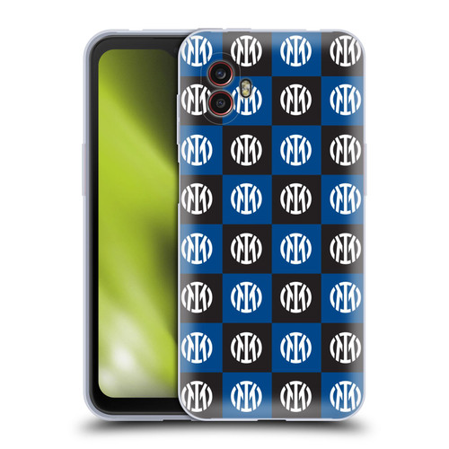 Fc Internazionale Milano Patterns Crest Soft Gel Case for Samsung Galaxy Xcover6 Pro/Pro2