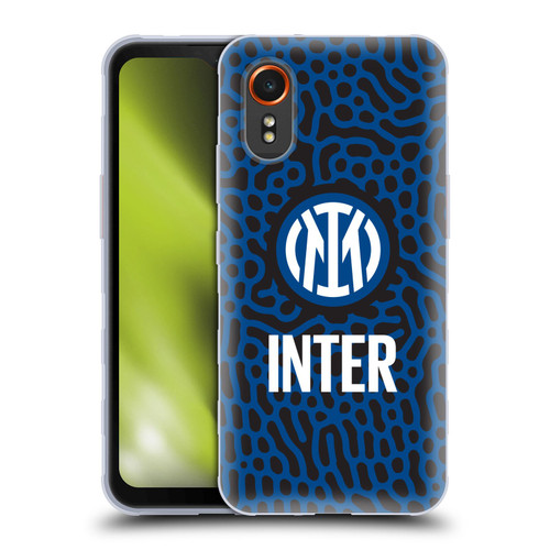 Fc Internazionale Milano Patterns Abstract 2 Soft Gel Case for Samsung Galaxy Xcover7 5G