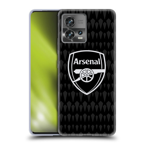 Arsenal FC 2023/24 Crest Kit Home Goalkeeper Soft Gel Case for Motorola Moto Edge 30 Fusion