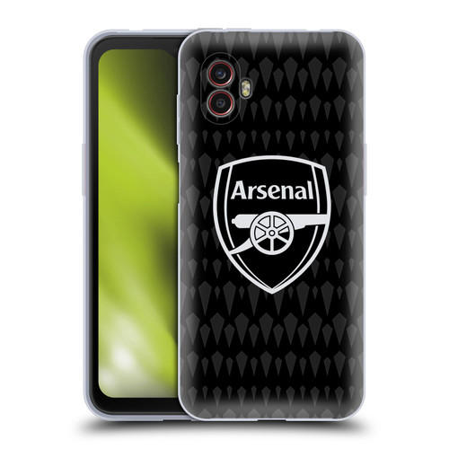 Arsenal FC 2023/24 Crest Kit Home Goalkeeper Soft Gel Case for Samsung Galaxy Xcover6 Pro/Pro2
